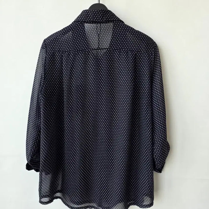 [SOLD OUT] F/도트 시폰 셔츠블라우스