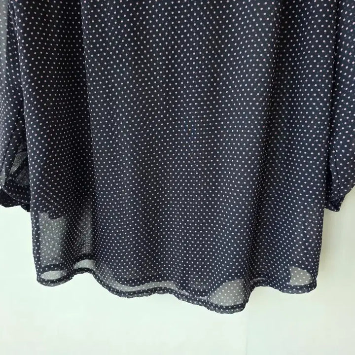 [SOLD OUT] F/도트 시폰 셔츠블라우스