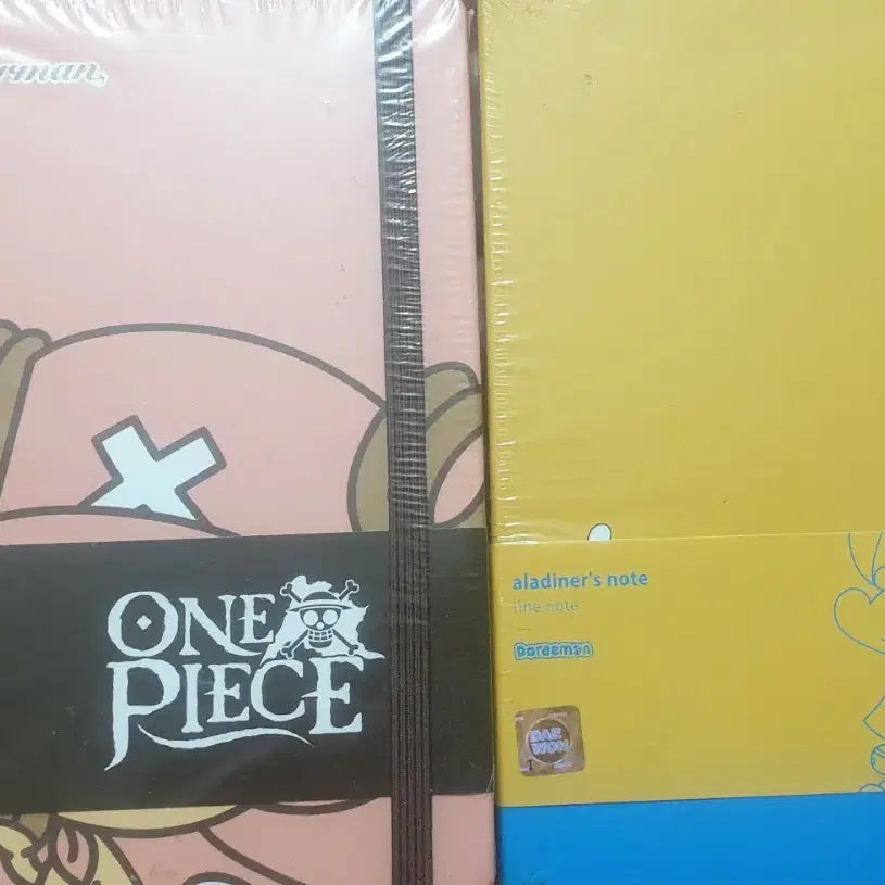 [BUNJANG] Doraemon &amp; One Piece Notebook / 도라에몽,원피스,양장노트,새제품