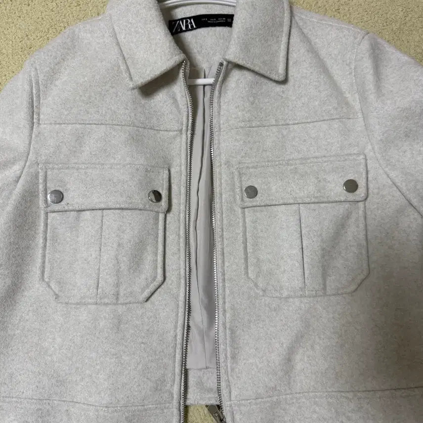 [BUNJANG] ZARA Back Melange Jacket / 자라 ZARA 백멜란지 자켓