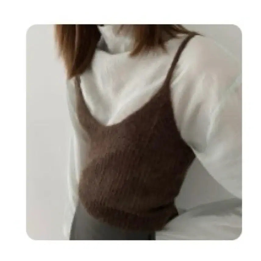 [BUNJANG] Mienne Mohair Bustier / 미엔느 모헤어 뷔스티에