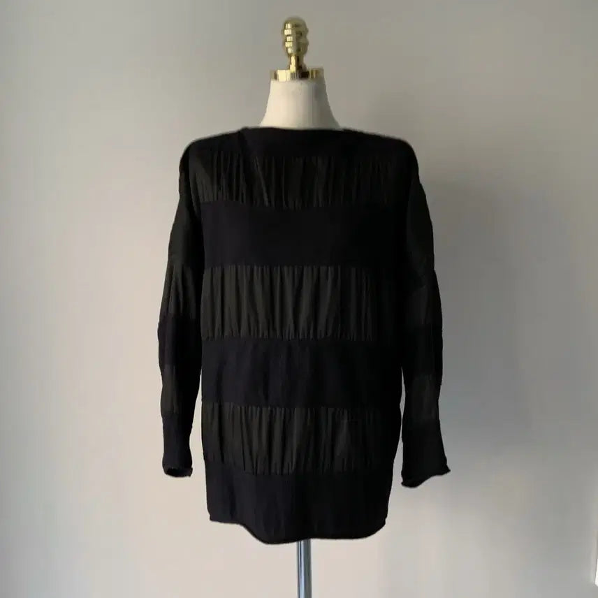 [SOLD OUT] 랑방 LANVIN 컬렉션 블랙 블라우스