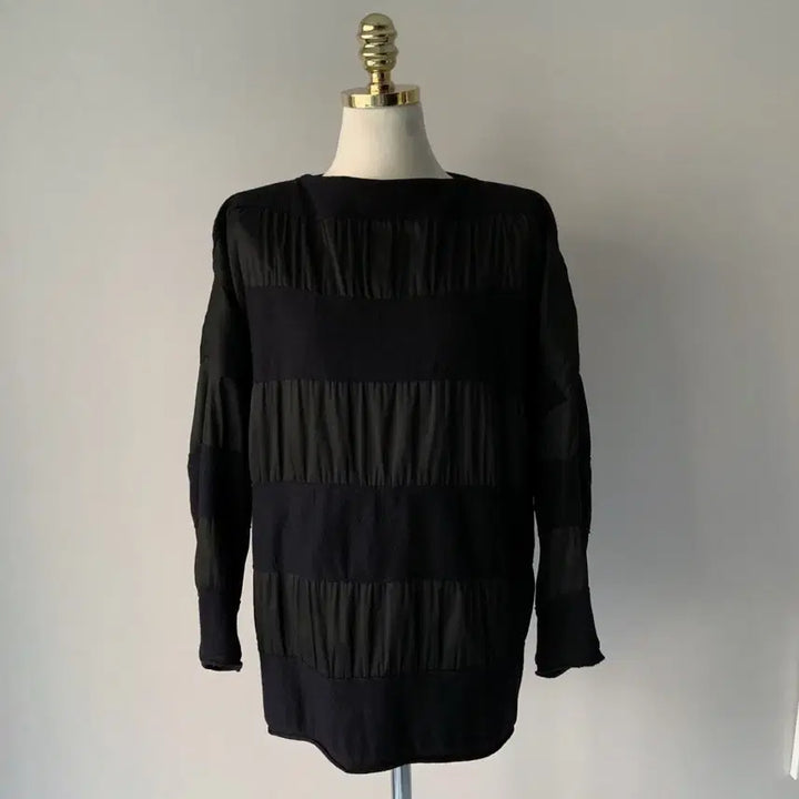 [SOLD OUT] 랑방 LANVIN 컬렉션 블랙 블라우스