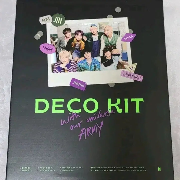 [BUNJANG] BTS (Bangtan Sonyeondan) Deco Kit Bundle Set (Mint Condition) / (택포)BTS 방탄소년단 데코키트_(마테 1개빼고)풀박