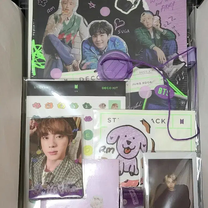 [BUNJANG] BTS (Bangtan Sonyeondan) Deco Kit Bundle Set (Mint Condition) / (택포)BTS 방탄소년단 데코키트_(마테 1개빼고)풀박