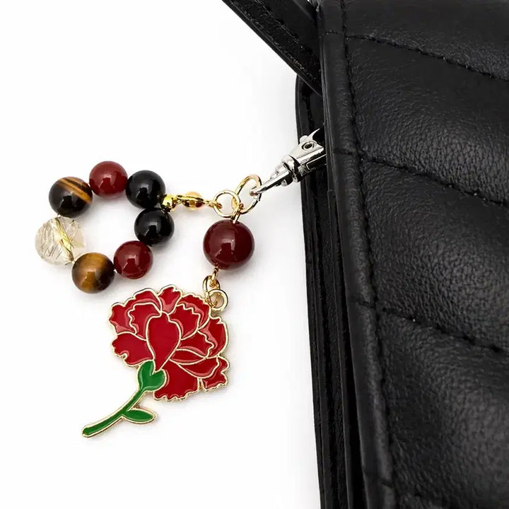 [BUNJANG] Carnation Keyring Set (Limited Edition) / (특가) 어버이날 카네이션 키링 선물용(한정판) 한쌍(2개)