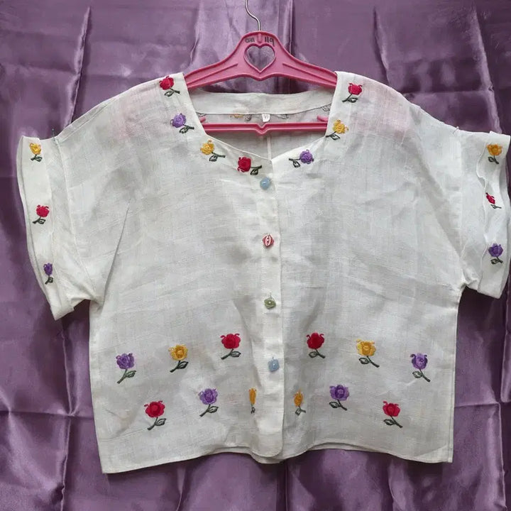 [BUNJANG] Natural Mosi Linen Shirt / 여성 모시셔츠 천연모시100 모시블라 77 L 천연모시옷/예119