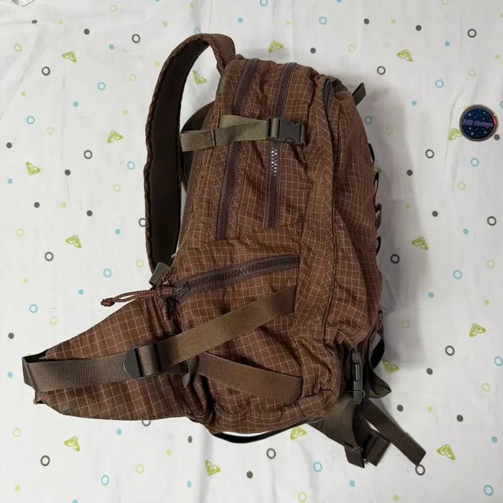 [BUNJANG] Nike ACG Hiking Backpack / 나이키 ACG 라인의 브라운 체크 패턴 하이킹 백팩입니다