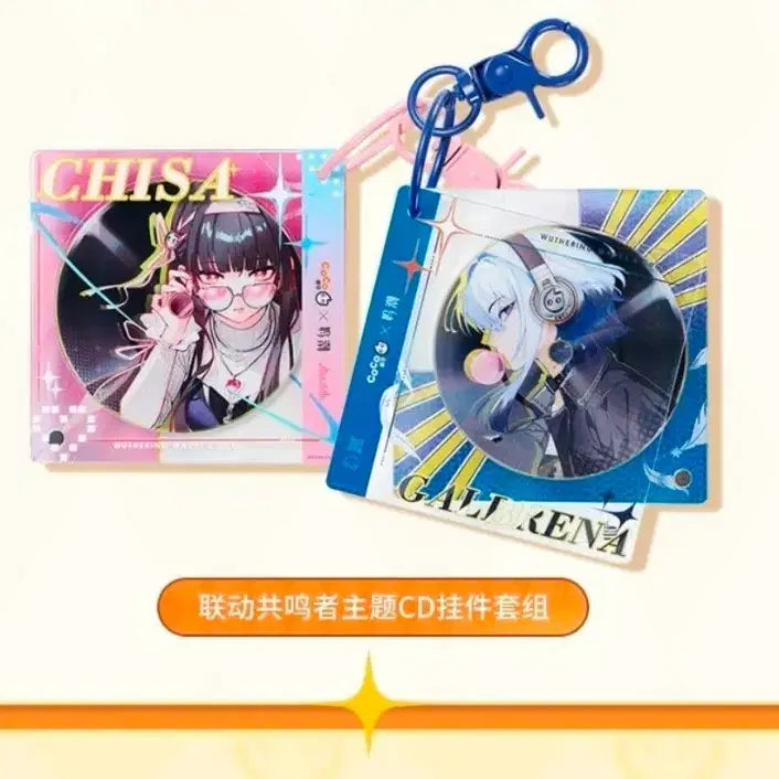 [BUNJANG] Meongjo Chisa x Galbrena Coco Collaboration CD Acrylic Keychain / 명조 치사,갈브레나 coco 콜라보 CD 아크릴 키체인