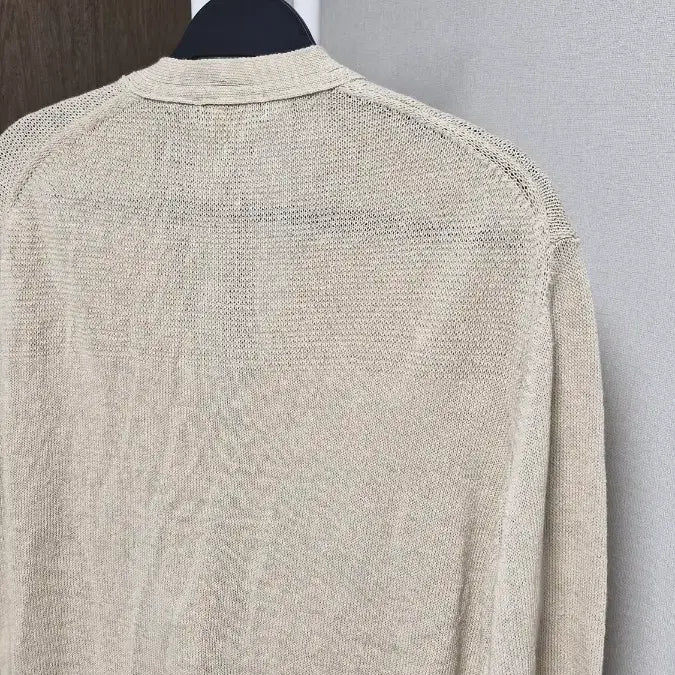 [BUNJANG] Hazzys Linen Blend Cardigan Beige / 헤지스(남105) 린넨블렌드 가디건 베이지