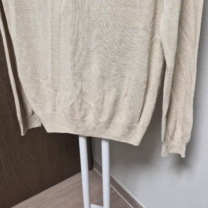 [BUNJANG] Hazzys Linen Blend Cardigan Beige / 헤지스(남105) 린넨블렌드 가디건 베이지