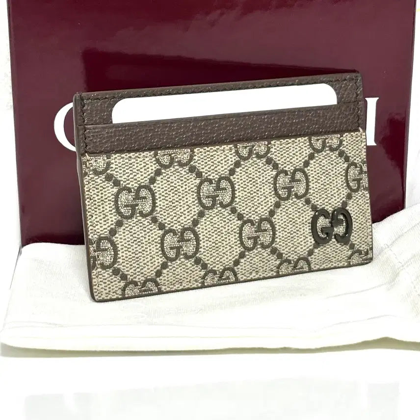 [BUNJANG] Gucci GG Marmont Bicolor Card Wallet / [N급/백화점] 구찌 GG 마몽 바이컬러 카드지갑