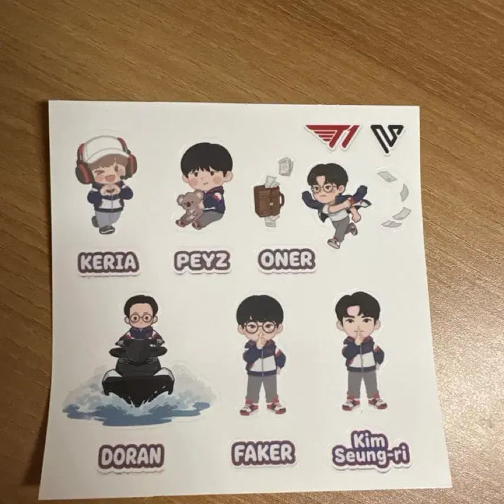 [BUNJANG] T1 Kim Seung-ri Collaboration Sticker / T1 X 김승리 콜라보 굿즈 스티커
