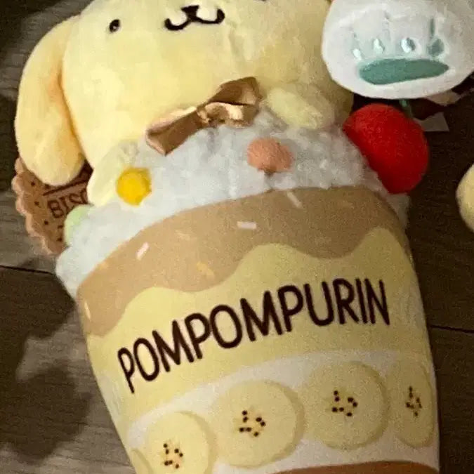 [BUNJANG] Sanrio Pompompurin Parfait Plush Doll / 폼폼푸린 파르페 인형