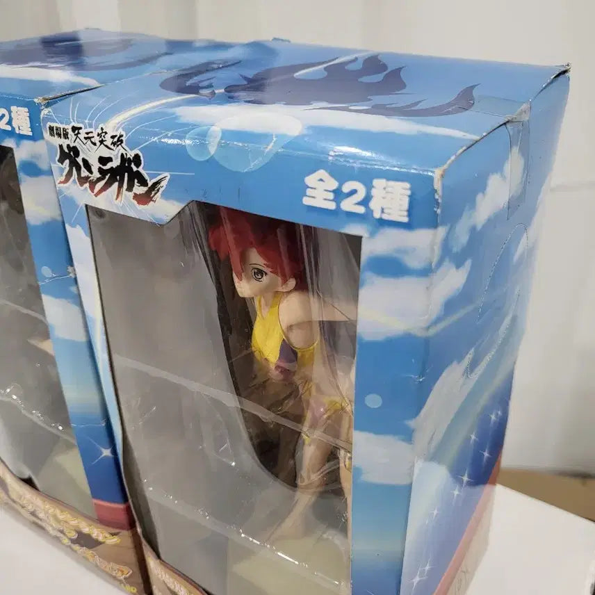 [BUNJANG] SEGA Tengen Toppa Gurren Lagann Yoko Littner &amp; Nia Teppelin Extra Summer Beach PVC Figure Set (Unsealed) / 그렌라간 요코 + 니아 썸머 비치 set