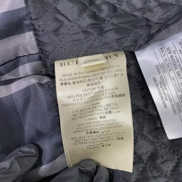 [BUNJANG] Burberry Metallic Trench Coat - Size 52 / 버버리 Bueberry 금속 트렌치 코트 52