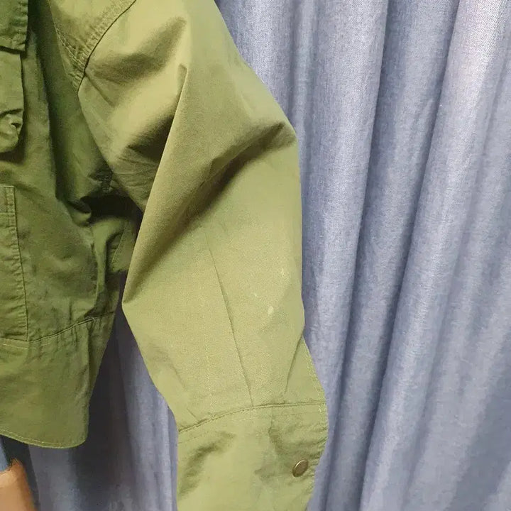 [BUNJANG] Pocket Khaki Oversized Field Jacket / 포켓 카키 오버 야상