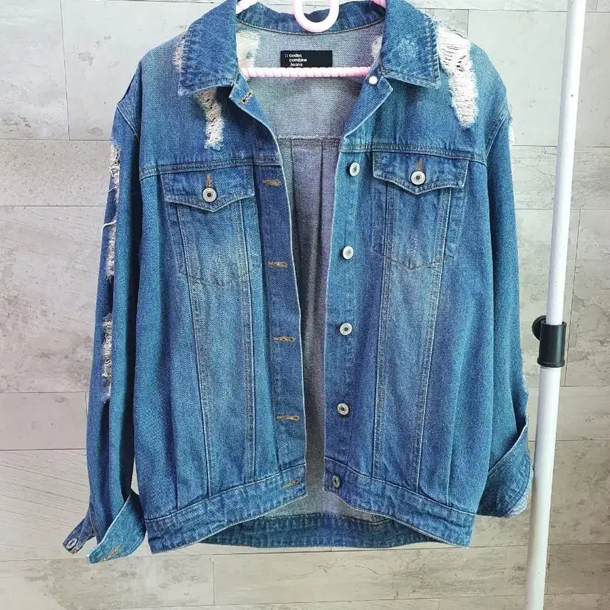[BUNJANG] Codes Combine Oversized Denim Jacket / (상태좋음)코데즈컴바인 청자켓 오버핏55~77
