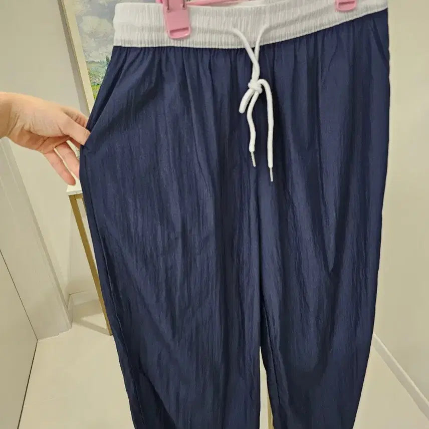 [BUNJANG] Washa Textured Wide Leg Pants / 와샤 밴딩 와이드바지