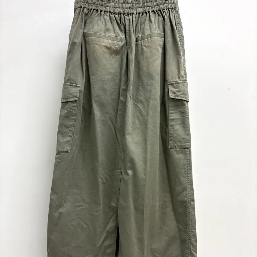 [BUNJANG] GLOBAL WORK Y2K Cargo Long Skirt / 일본빈티지 카고 카키 롱스커트 y2k 치마