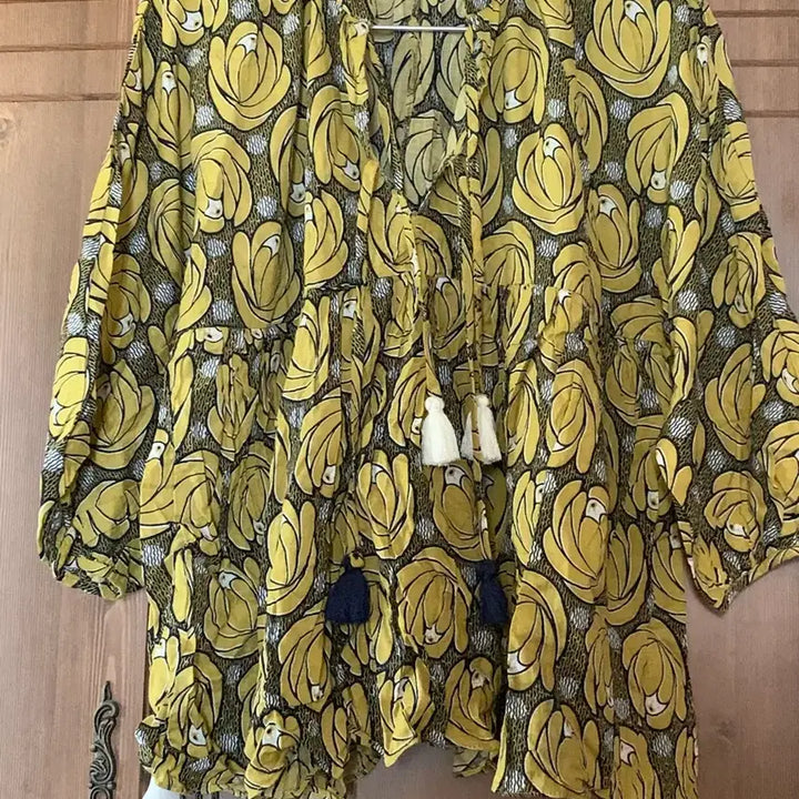 [BUNJANG] Tassel Blouse / 태슬 블라우스 (새상품)
