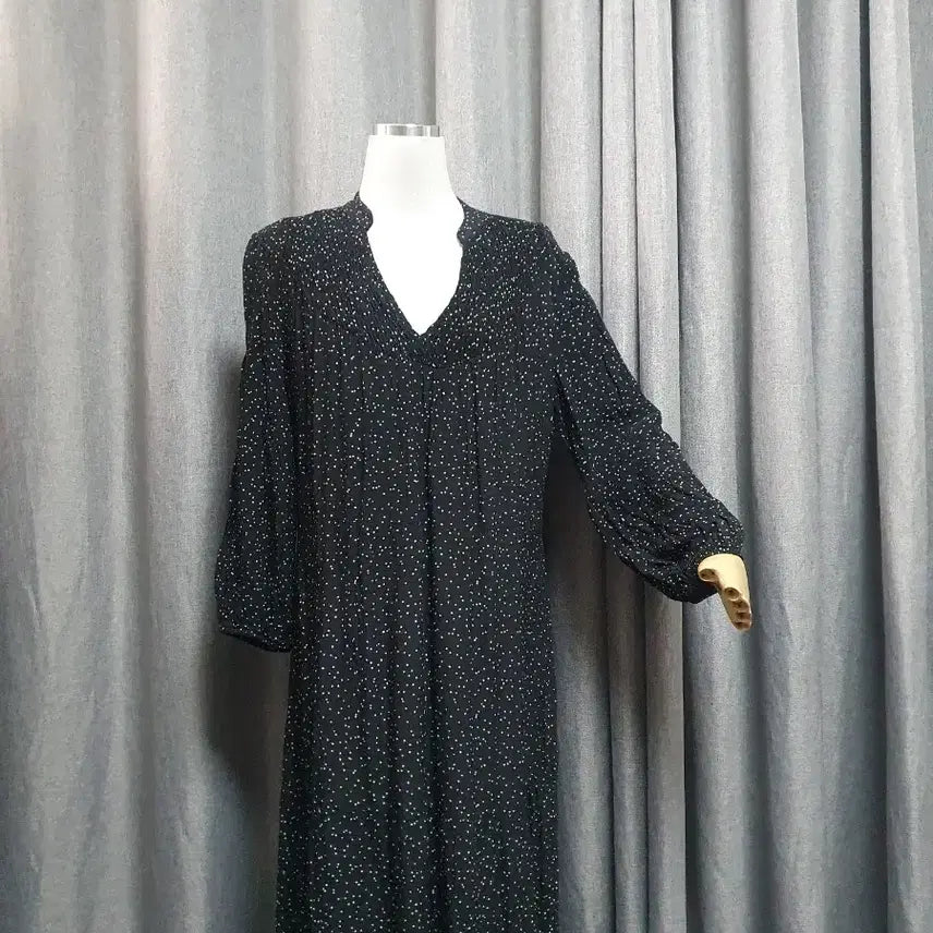 [BUNJANG] S Dot Maxi Dress / S도트 맥시 원피스