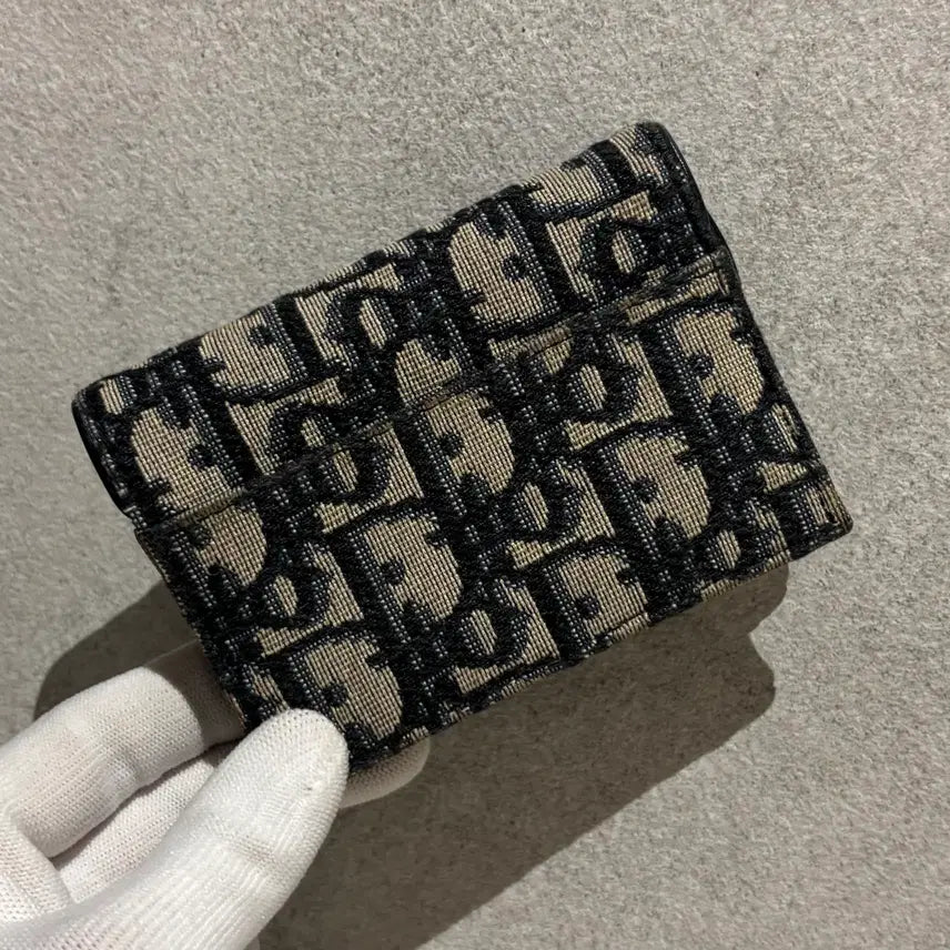 [BUNJANG] Dior Oblique Saddle Flap Card Wallet / [정품/OS] 디올 오블리크 새들 플랩 카드지갑
