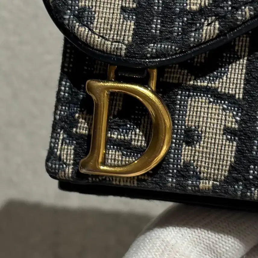 [BUNJANG] Dior Oblique Saddle Flap Card Wallet / [정품/OS] 디올 오블리크 새들 플랩 카드지갑