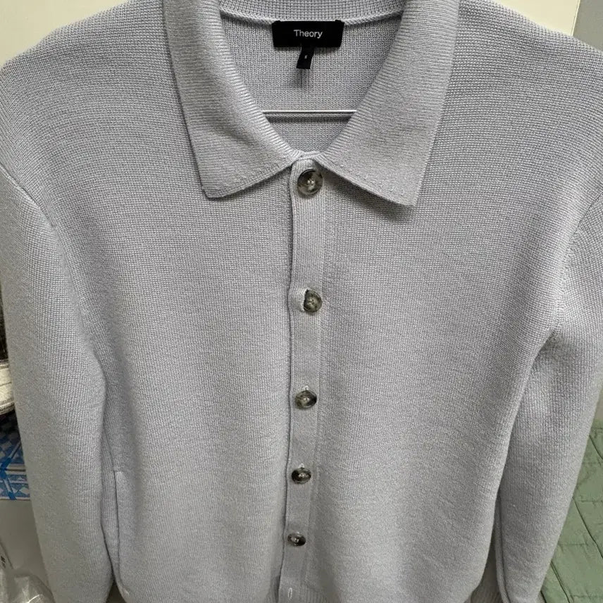 [SOLD OUT] 띠어리 카메론 가디건 소라색