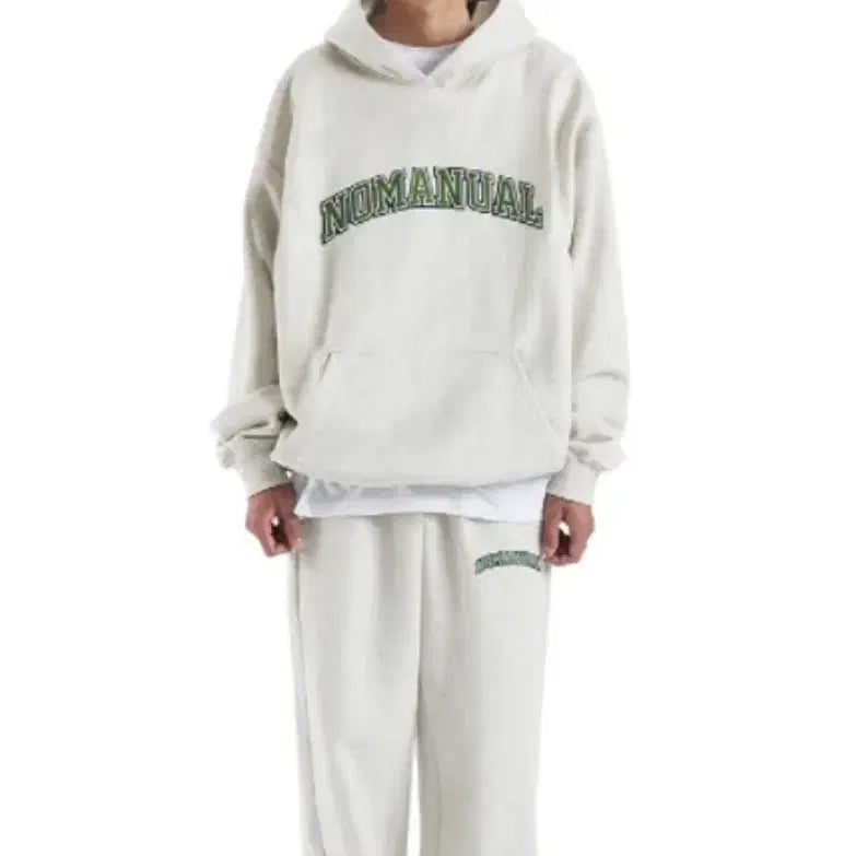 [SOLD OUT] (S) 노메뉴얼 후드 그레이 오버사이즈