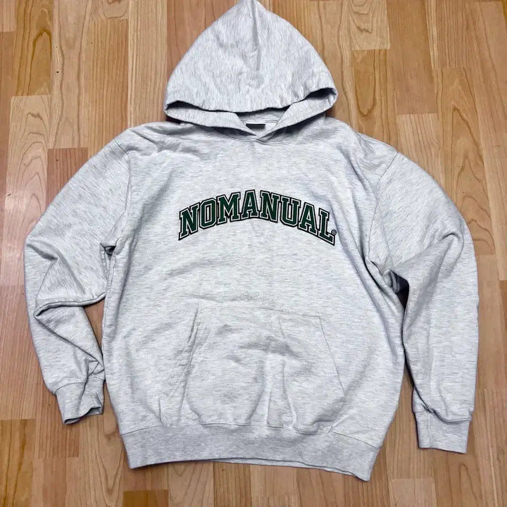 [SOLD OUT] (S) 노메뉴얼 후드 그레이 오버사이즈