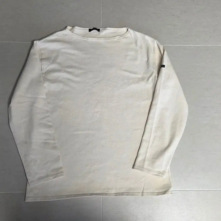[BUNJANG] Saint James GUILDO U T-Shirt Ivory L / 세인트 제임스 길도 U 티셔츠