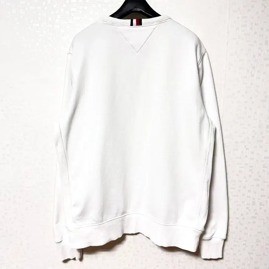 [BUNJANG] Tommy Hilfiger Big Logo Sweatshirt / [L,100]타미힐피거 빅로고 맨투맨 스웻셔츠 화이트