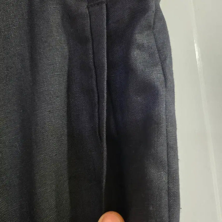 [SOLD OUT] 여름 마  린넨   고급스러운  밴딩 와이드 베기통바지  88까지