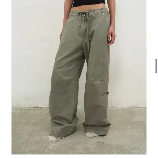 [BUNJANG] LCDC TM Washed String Pants S / 엘씨디씨티엠 워시드스트링 팬츠 S