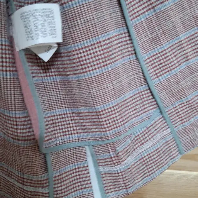 [BUNJANG] The IZ*ZAT Cotton Linen Check Blazer / 더 아이잗 면 마 체크자켓