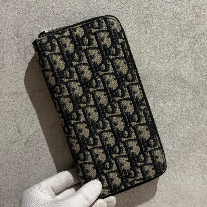 [BUNJANG] Dior New Zip Around Long Wallet / [정품/OS] 디올 신형 지퍼돌이 장지갑