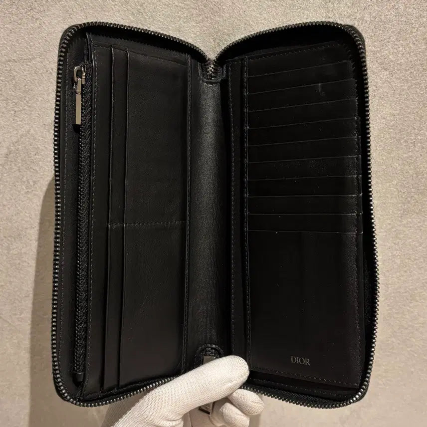 [BUNJANG] Dior New Zip Around Long Wallet / [정품/OS] 디올 신형 지퍼돌이 장지갑