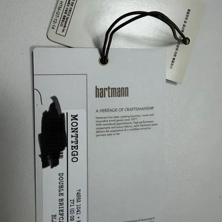 [BUNJANG] Hartmann Black Leather Briefcase / 하트만 블랙 서류 가방 새상품