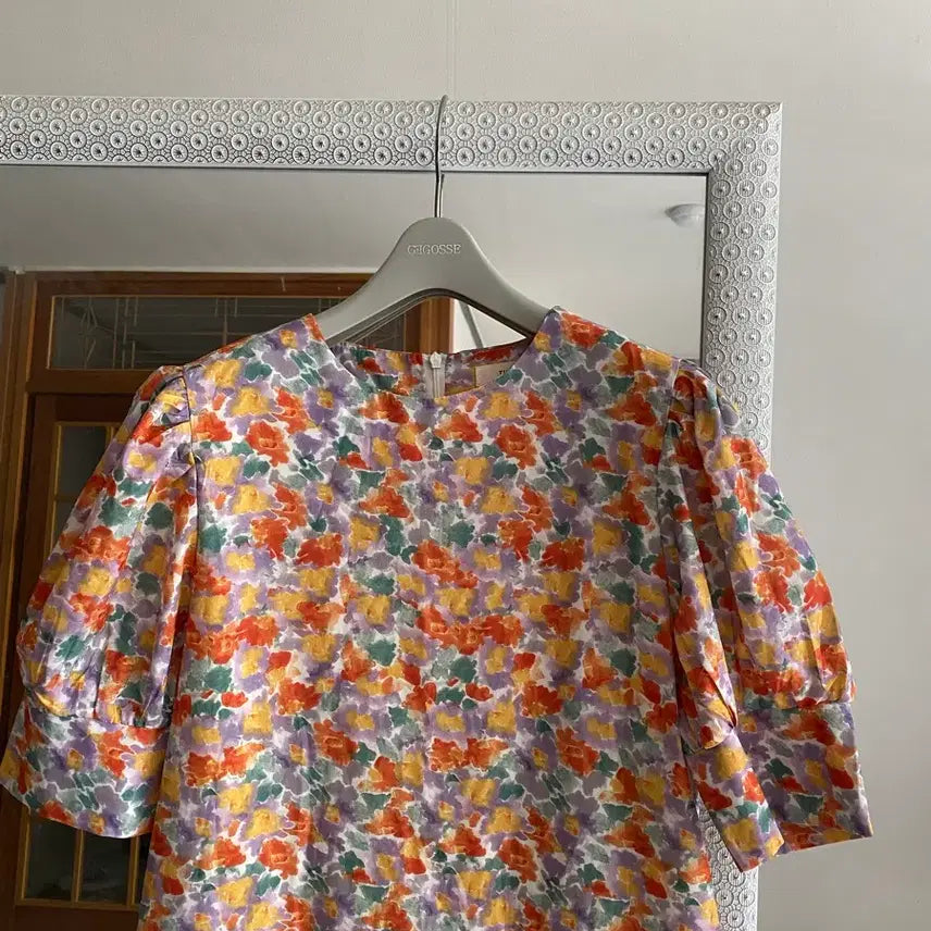 [BUNJANG] Floral Print Long Dress / 55-66 새제품 바스락 여성스런 롱 원피스 넘 예뽀요