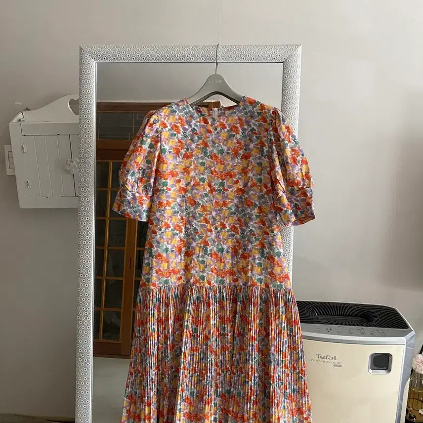 [BUNJANG] Floral Print Long Dress / 55-66 새제품 바스락 여성스런 롱 원피스 넘 예뽀요