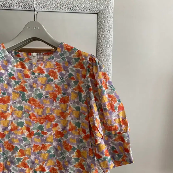 [BUNJANG] Floral Print Long Dress / 55-66 새제품 바스락 여성스런 롱 원피스 넘 예뽀요