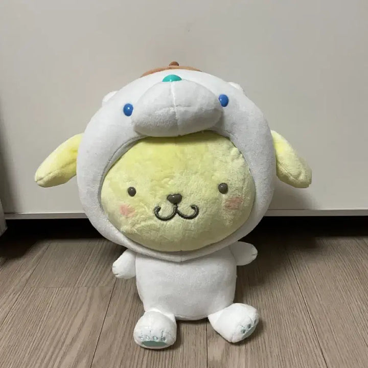 [BUNJANG] Sanrio Pompompurin Polar Bear Ice Plush Doll / 폼폼푸린 인형 북극곰 얼음