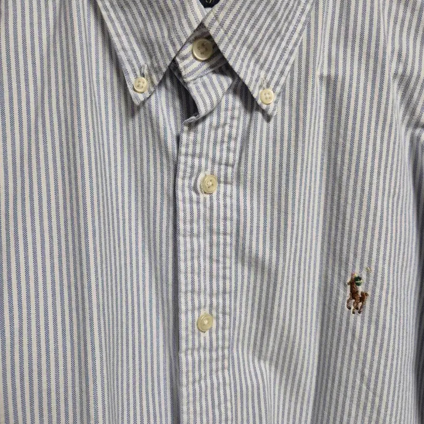 [BUNJANG] Ralph Lauren Custom Fit Striped Shirt / 랄프로렌 커스텀핏 스트라이프 셔츠 S/P 정품