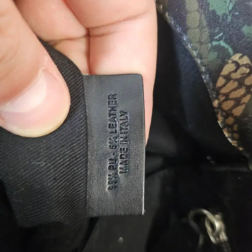 [SOLD OUT] 정품 MSGM 파이톤 패턴 토트백(택배비 무료)