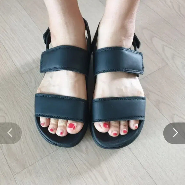 [BUNJANG] Shoopen Velcro Sandals 250 / 새상품) 블랙 찍찍이 벨크로 샌들 245~250 슈펜