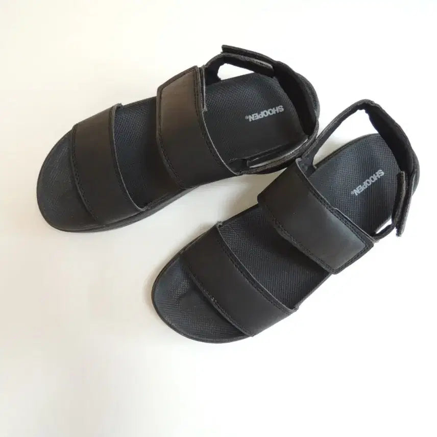 [BUNJANG] Shoopen Velcro Sandals 250 / 새상품) 블랙 찍찍이 벨크로 샌들 245~250 슈펜