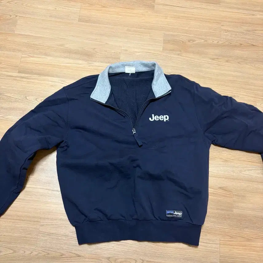 [BUNJANG] Jeep Zip-up Sweatshirt Navy L / Jeep 짚업 맨투맨 네이비 L
