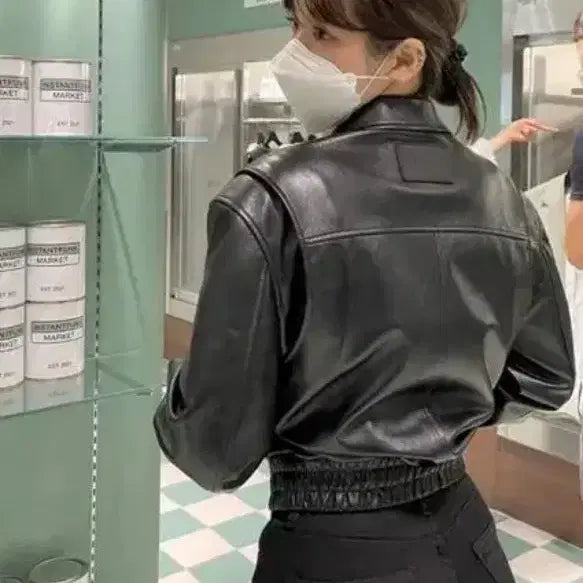 [BUNJANG] InstantFunk Leather Jacket / 인스턴트펑크 가죽자켓