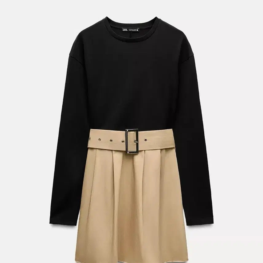 [BUNJANG] ZARA Belted Mini Dress / 자라 벨트 미니원피스